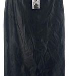 Sincerely Jules Skirt Size Small Faux Leather Black NWT Pencil Vegan Mob Wife Photo 0