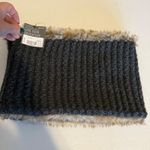 Eddie Bauer NWT Faux Fur Lined Knit Neck Warmer Gaiter Scarf NWT One Size Brown Photo 1