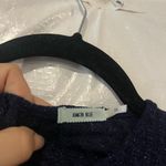 Kimchi Blue  Navy Sparkle Babydoll Sweater Size XS Photo 2