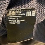 Uniqlo Waffle Knit Navy Blue Sweater Photo 5