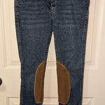 Good Rider Horse Bit Cropped Jeans W24R Medium Wash Blue Size 24 Photo 0