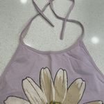 Lavender Flower Halter Top Purple Photo 2