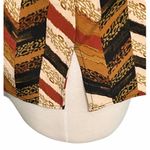 Notations  Chevron Blouse Orange Medium Petite‎ Photo 3