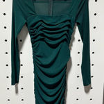 Dark Green That So Fetch Long Sleeve Dress Size 6 Photo 0