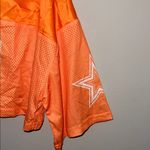 SheIn Orange Crop Jersey Top Photo 3