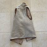 Love Tree  Sherpa Oversized Vest Sz L Brown/Tan Photo 5