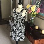 S.O.R.A.D By A Small A Line Floral Dress White Black Photo 5