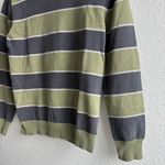 Cat and jack Vintage Green and Grey Striped Sweater Photo 2