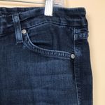 7 For All Mankind Women’s ‘A’ Pocket Dark Wash Flare Denim Jeans Photo 4