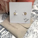 Rachel Zoe NWT Rendor Gold Victoria Double Hoop Earrings by Photo 6