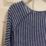 Botanique vneck shirt 3/4 length sleeves Navy and white stripes size 3X Photo 4