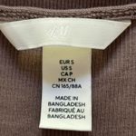 H&M Brown Fitted  T-shirt Photo 1