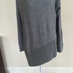 Splendid  Sweater Grey Asymmetrical Dolman Long Sleeve Boat Neck Small Photo 1