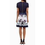 Ted Baker pansy dipped hem Enchantment luxe 6 skater dress Photo 1