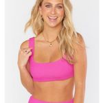 Show Me Your Mumu Hot Tub Bikini Top in Hot Pink Scrunch 3X NWT Photo 4