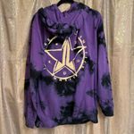 Jeffree Star  Purple Black Logo Tie Dye Pullover Hoodie Large Photo 1
