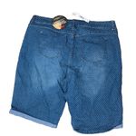 Avenue  Denim Virtual Stretch Woman’s Blue/ White Polka Dot Jean Shorts‎ Size 20 Photo 2