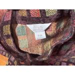 Christopher & Banks Christopher Bank Petite medium Squared Multicolor Tapestry Zip Front Jacket Photo 5