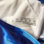 Womens Bikini Top Keyhole Tie Dye Blue S Photo 2