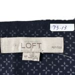 Loft  Blue Printed Lined Tank Top Women's Top Petite Size Small | 73-13 Photo 2