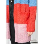 & Other Stories & Other Stories Mohair & Wool Oversized Color Block Cardigan Sz S Photo 6