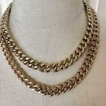 Gold tone cord wrapped necklace Photo 0