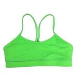 Lululemon  flow y bra bright green soulcycle sports bra women’s size 6 nulu yoga Photo 0