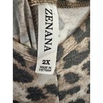 Zenana Outfitters Leopard Print V Neck Soft Microfiber Cami Maxi Dress Pockets Women’s 2X Photo 2