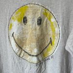 Aerie  Beige Smiley Face Find Your Joy Cotton T-shirt Women's XS Photo 1