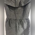 Reiss  UK 6 US 2 Party Dress Boho Festival Chic Party Black  Metallic Boatneck Photo 13