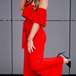 Red Jumpsuit Shop17 Size L Photo 2