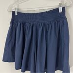 Athleta  Sneaky Flowy Shorts in Navy Blue Fluttery Size Small Photo 1
