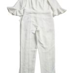 Black Halo NWT Brooklyn Jumpsuit in Porcelain White Slim Leg One-Piece 12 $460 Photo 3