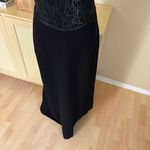 St. John  Evening Long Gown‎ Dress Halter Criss Cross Open Lace Back Size 4 Photo 2