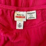 Ruby Road Fairy Coquette Bright Pink Cotton Flowy Full Midi Maxi Skirt 10 / M Photo 4