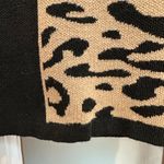 Neiman Marcus  Designer Knit Pull On Sweater Leopard  Print Pencil Skirt Size XL Photo 3