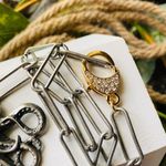 Handmade Octopus Paper Link Pewter Link Chain Necklace Photo 3