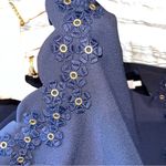 Ted‎ Baker London Navy Skylah Daisy Applique Sleeveless Mini Short Dress Blue Size 2 Photo 10