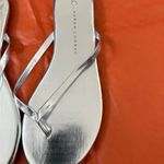 LC Lauren Conrad Metallic Silver Sandals Photo 3