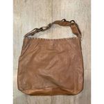 Carla Mancini Croc Embossed Leather Shoulder Bag‎ Tote 17"x12" Photo 1