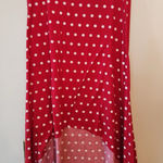 LuLaRoe  red polk a dot shirt size womens large Photo 0