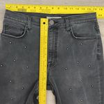 Joie Black Faded Metal Studded High Waisted Ankle Jeans Size 29 Photo 5