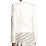 Veronica Beard Machenzie Dickey Jacket Blazer Contrast Stitching Size 10 Photo 2