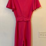 Preston & York Short Sleeve V-Neck Jumpsuit-pink Photo 5