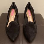 Isaac Mizrahi  Black Suede Heels Photo 1