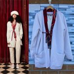 Palmiers du mal kimono jacket size large White Photo 2