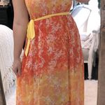 Umgee small orange & yellow maxi dress Photo 0