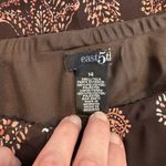 East 5th Vintage Y2K  Midi Skirt Womens 14 Brown Paisley Whimsigoth Fairy Photo 6