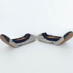 J.Crew  Mila Ballet Flat Shoes Cap Toe‎ Gray Navy Womens Size 9 Photo 2