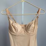 Henson Kickernick 32B Beige Bodysuit Teddy Lingerie Lace Trim‎ Nylon Tan Size undefined Photo 1